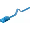 Flach-Patchkabel Goobay CAT 6A U/UTP Blau 3m