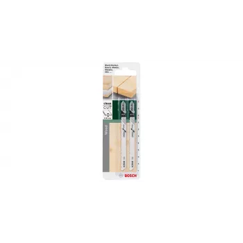 Bosch 2 609 256 724 Stichsäge-/Säbelsäge-/Säbelsägeblatt Stichsägeblatt Kohlenstoffstahl (HCS) 2 Stk.