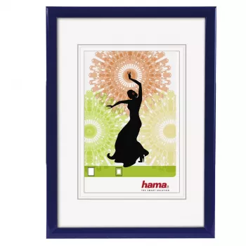 Einzelbilderrahmen Hama Madrid Blau 210x297 mm