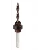 kwb 513103 Holzspiralbohrer mit Aufstecksenker und Tiefenstopp, 3 mm
