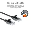 ACT DC9907 CAT6 U/UTP Slimline-Netzwerkkabel, 7 m, schwarz