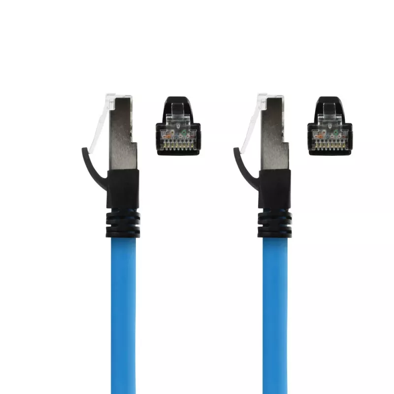 ACT Industrial 1,00 Meter Profinet-Kabel RJ45-Stecker auf RJ45-Stecker, Superflex CAT6A SF/UTP TPE-Kabel, geschirmt