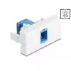 DeLOCK 90878 Kabel-Adapter SC Simplex Blau Weiß