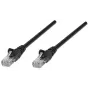 Intellinet 345040 Netzwerk-Patchkabel, Cat5e, U/UTP, RJ45, ohne Haken, mit Knickschutz, 20 m, schwarz