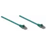 Intellinet 343763 Netzwerk-Patchkabel, Cat6, U/UTP, RJ45, ohne Haken, 10 m, grün