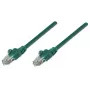 Intellinet 319997 Netzwerk-Patchkabel, Cat5e, U/UTP, RJ45, geformt, ohne Haken, 15 m, grün