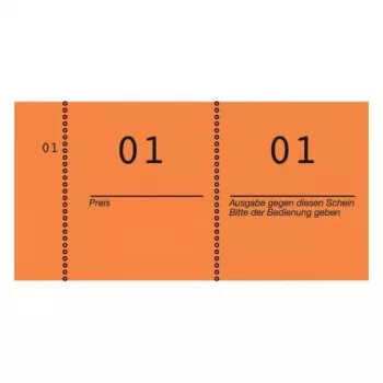 Ticket Avery 869-10-1 100 Stück Orange