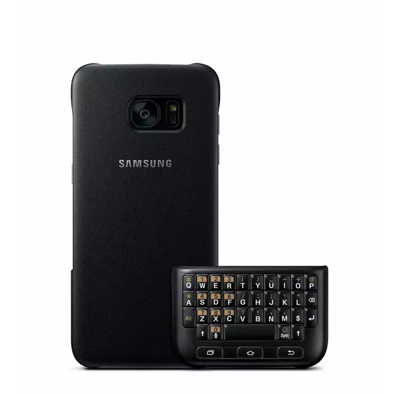 Samsung Tastaturabdeckung QWERTZ für Galaxy S6 edge+, Schwarz (EJ-CG928MBEGDE)
