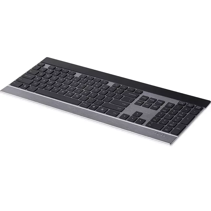Tastatur Rapoo E9270P RF Wireless QWERTZ German Schwarz Silver