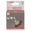 Bosch 2 608 622 130 Rundbürste, gewellter messingbeschichteter Draht, 80 mm, 6 mm Schaft