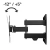 Hama 00118101 FULLMOTION TV-Wandhalterung (48), 2 Arme