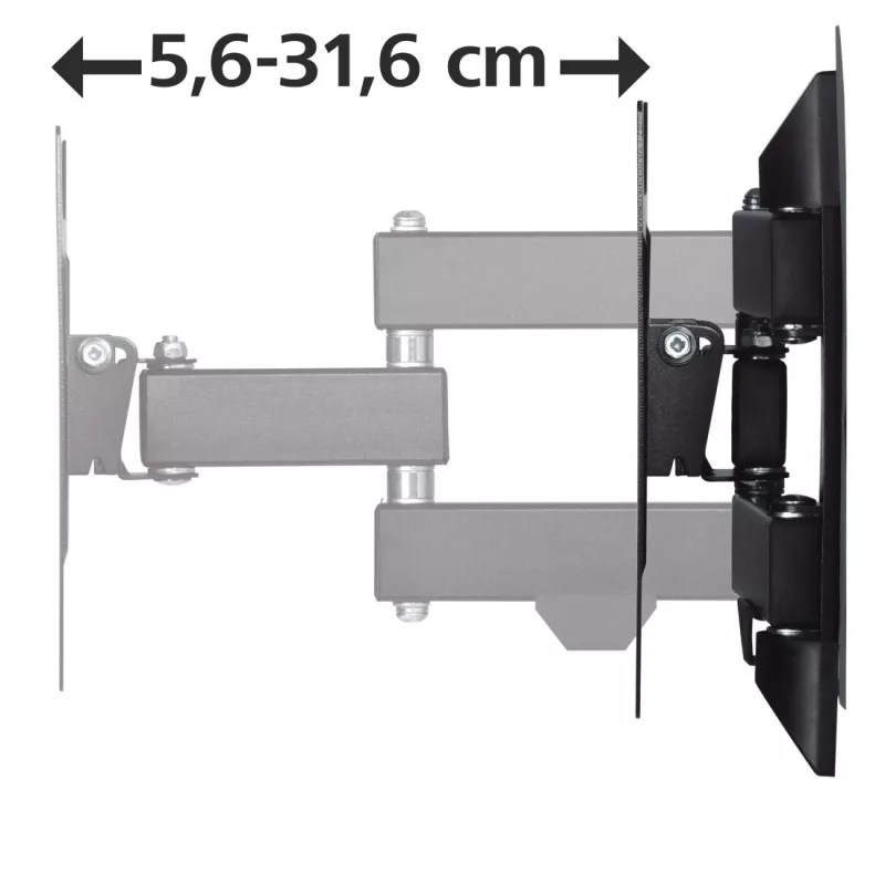 Hama 00118101 FULLMOTION TV-Wandhalterung (48), 2 Arme
