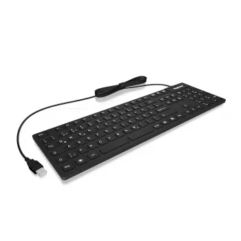 KeySonic KSK-8030 IN (UK) Tastatur Industriell USB QWERTY UK-Englisch Schwarz