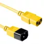 Netzkabel C13 C14 ACT Powercord 3m gelb