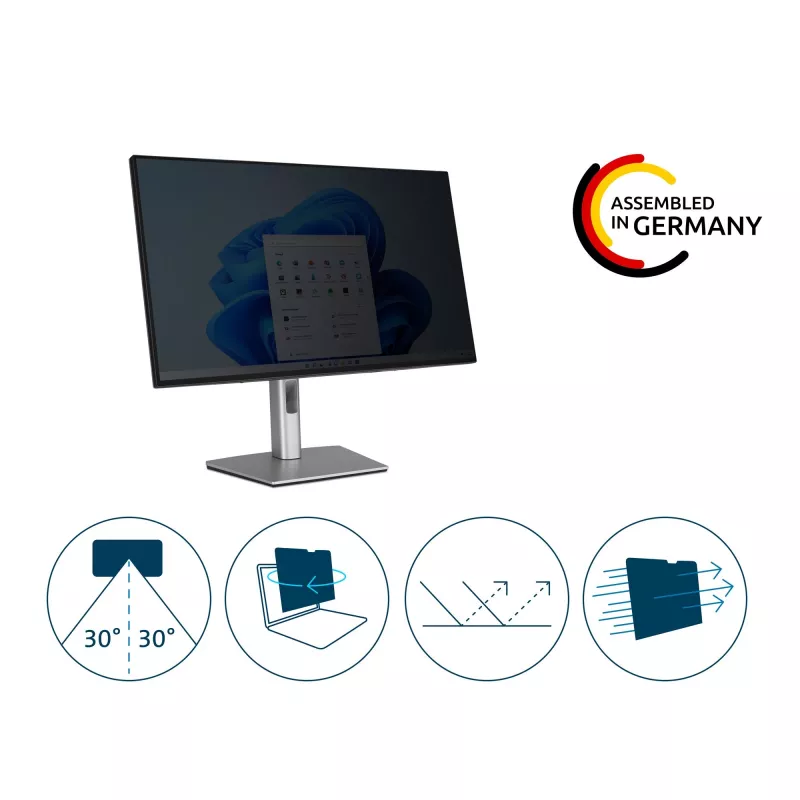 Kensington 2-Wege Abnehmbarer Blickschutzfilter für 24,5“ Monitore 16:9