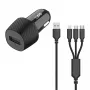 Mobiles Ladegerät 2GO 797258 Universal Schwarz Zigarettenanzünder Auto 12/24V