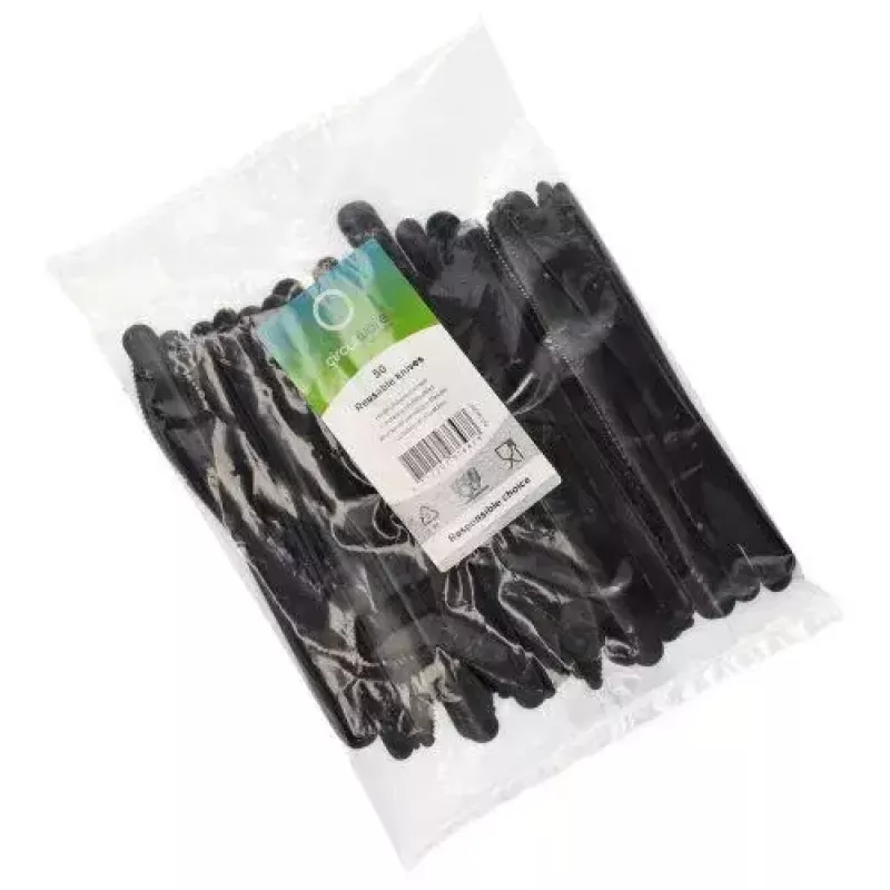 Papstar wiederverwendbare Kunststoffmesser, 50 Stück (96436)