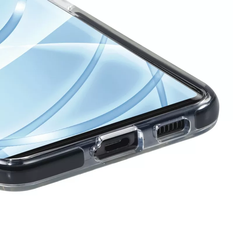 Hama Protector Handyhülle 16,8 cm (6,6 Zoll) Cover Schwarz, Transparent