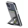 Cellularline Pocket Stand Mag Magnetische Kartenhalterung mit Standfunktion kompatibel mit MagSafe