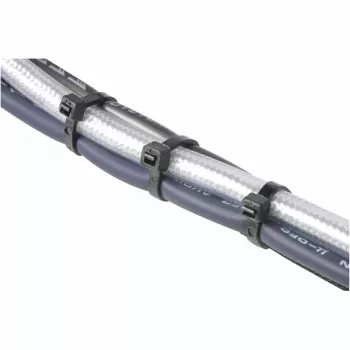 Hama 00221002 Kabelbinder-Set, 2,5x100/150/200 mm, schwarz, 150 Stk.
