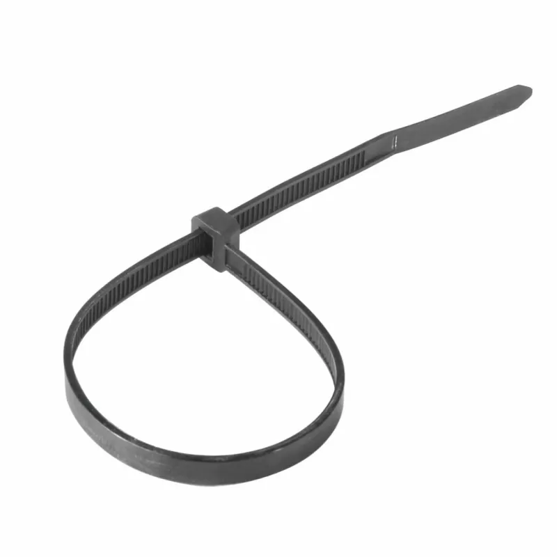 Hama 00221002 Kabelbinder-Set, 2,5x100/150/200 mm, schwarz, 150 Stk.
