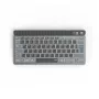 Hama WK-700 Multi-Device-Tastatur, kabellos, beleuchtet, kompakt, QWERTZ, Schwarz