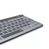 Hama WK-700 Multi-Device-Tastatur, kabellos, beleuchtet, kompakt, QWERTZ, Schwarz