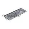 Hama WK-750 Multi-Device-Tastatur, kabellos, beleuchtet, QWERTZ Deutsch, Schwarz