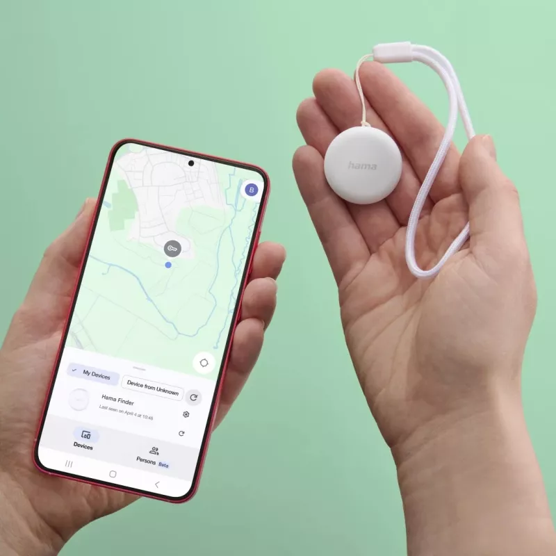Hama 00185826 GPS-Tracker/Finder Artikel Weiß