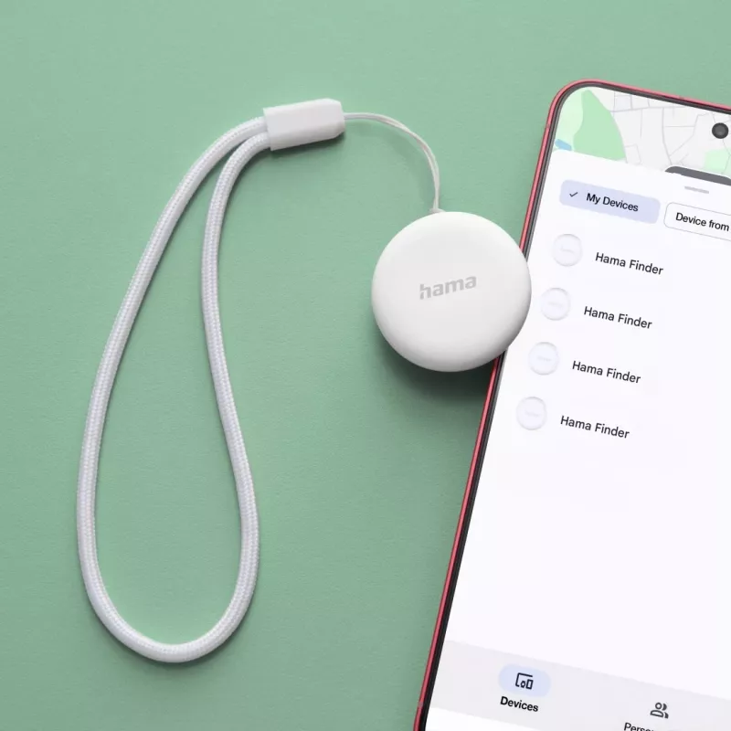 Hama 00185826 GPS-Tracker/Finder Artikel Weiß