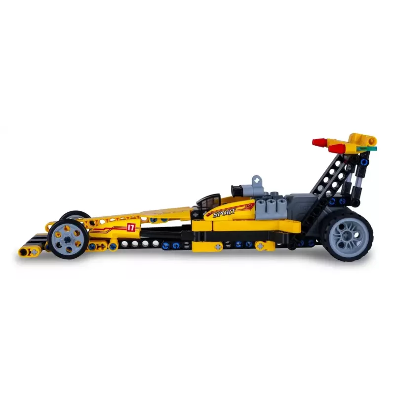 JAMARA CaDA Drag Racing 1:24 Bausteinset, Gelb