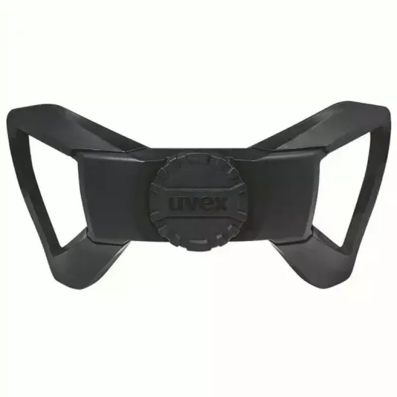 Sicherheits-Kopfschutz UVEX 9731333 — HDPE-Kunststoff, rot, verstellbar 51–65 cm