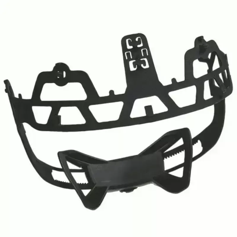 Sicherheits-Kopfschutz UVEX 9731333 — HDPE-Kunststoff, rot, verstellbar 51–65 cm