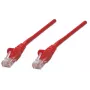 Intellinet 319300 Netzwerk-Patchkabel, RJ45 (M) auf RJ45 (M), Cat5e, UTP, 2 m, geformt, ohne Haken, Rot