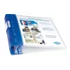 WEDO ERGOGRIP A4 Präsentationsordner ICE, 56 mm, ICE-Blau, 58 28003