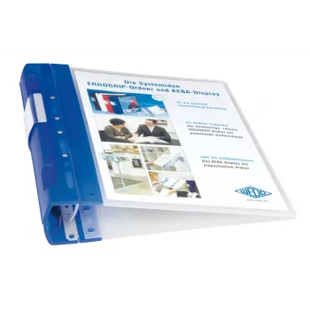 WEDO ERGOGRIP A4 Präsentationsordner ICE, 56 mm, ICE-Blau, 58 28003