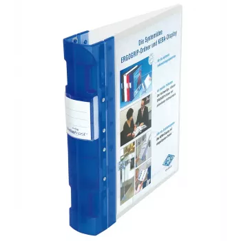 WEDO ERGOGRIP A4 Präsentationsordner ICE, 56 mm, ICE-Blau, 58 28003
