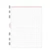 Avery Zweckform Chronoplan 50304 karierte Einlageblätter für A5-Planer, 50 Blatt, 80 g/m²