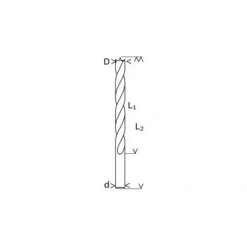 Bosch Holzbohrer 15 mm, 160 mm Länge, zylindrischer Schaft (2608596312)