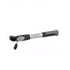 Fischer 85573 Aluminium Fahrrad Mini-Pumpe, 295 mm