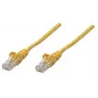 Intellinet 338424 Netzwerk-Patchkabel, Cat5e, U/UTP, RJ45, 1,5 m, geformt, ohne Haken, gelb