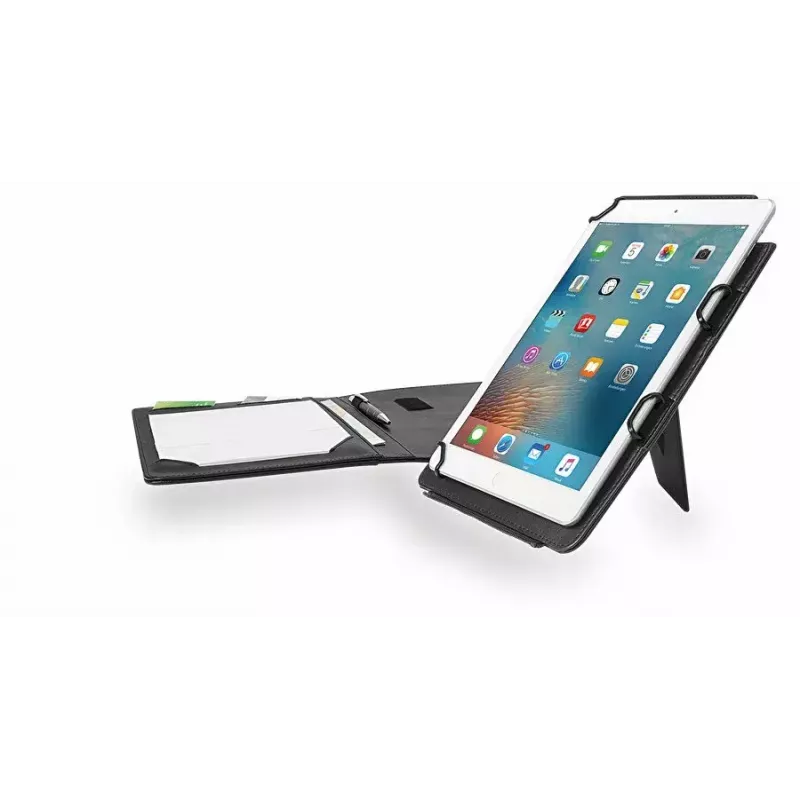 WEDO 58 6901 Accento Tablet-Organizer, A5, Kunstleder, für Tablets von 9,7–10,5 Zoll, schwarz