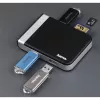 Hama 00054546 Kartenleser USB 3.2 Gen 1 (3.1 Gen 1) Type-A/Type-C Schwarz, Silber