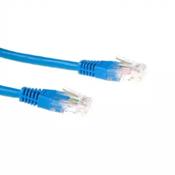 ACT Blue 10 Meter LSZH U/UTP CAT6 Patchkabel mit RJ45-Steckern
