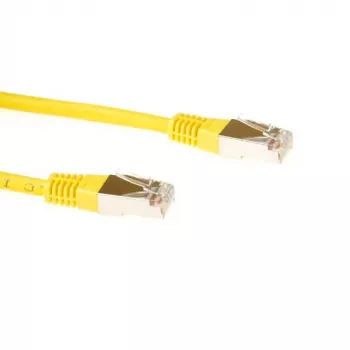 ACT Gelb 3 Meter LSZH SFTP CAT6 Patchkabel mit RJ45-Steckern