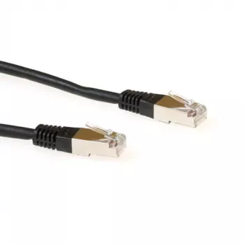 ACT Schwarz 2 Meter LSZH SFTP CAT6 Patchkabel mit RJ45 Steckern