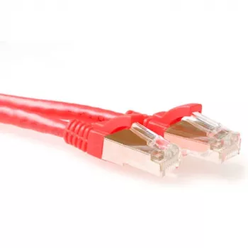 ACT Rot 3 Meter SFTP CAT6A Patchkabel rastnasenfrei mit RJ45-Steckern