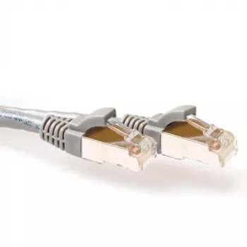 ACT Grau 20 Meter SFTP CAT6A Patchkabel rastnasenfrei mit RJ45-Steckern