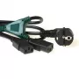ACT Stromkabel Splitter Netzkabel Schuko-Stecker CEE7/7 – 2 × C13, Aufteilung bei: 1,20 m