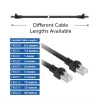 ACT Schwarz 1 meter S/FTP CAT7 PUR flex Patchkabel snagless mit RJ45-Steckern (CAT6A-kompatibel)